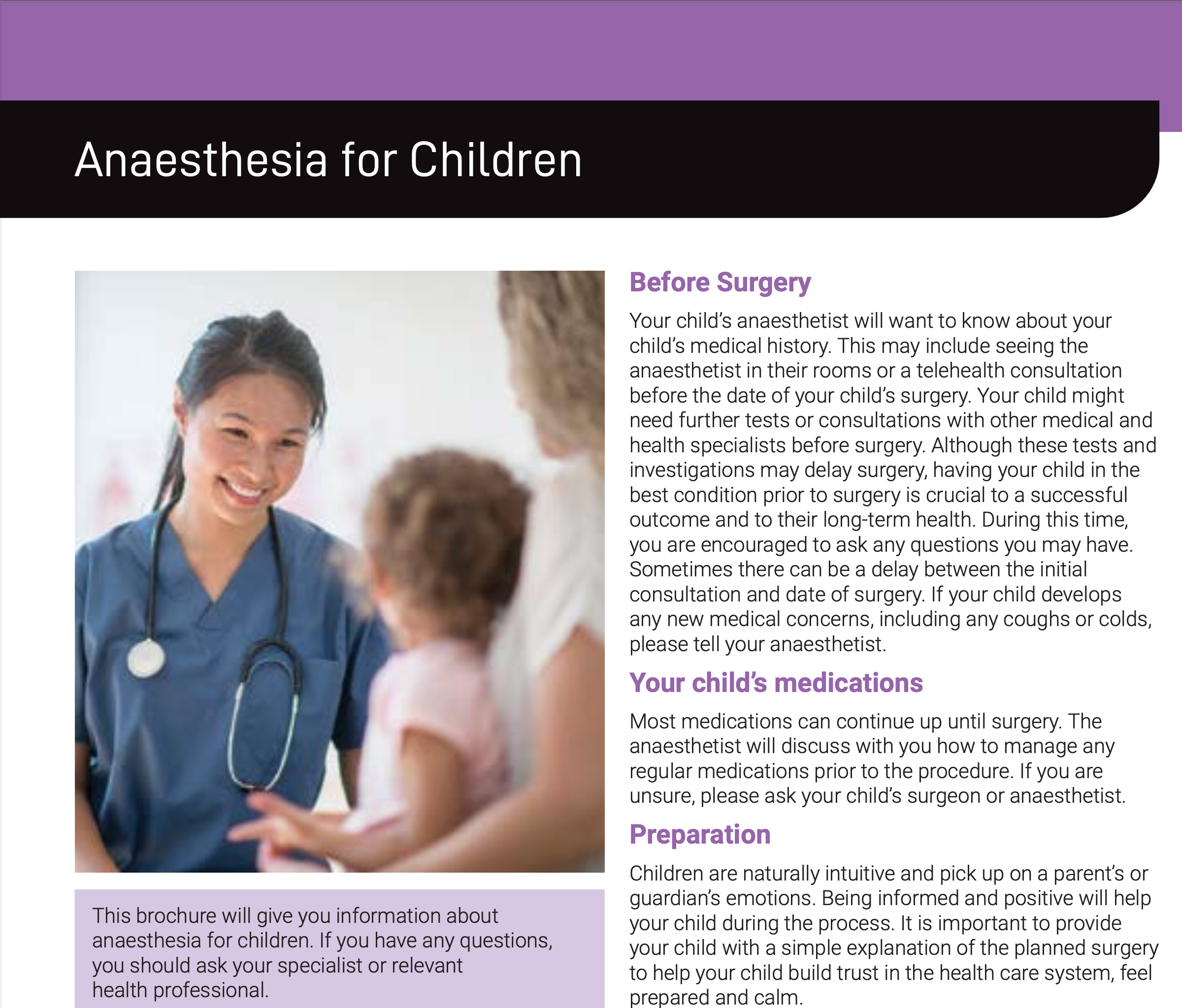 Anaesthesia